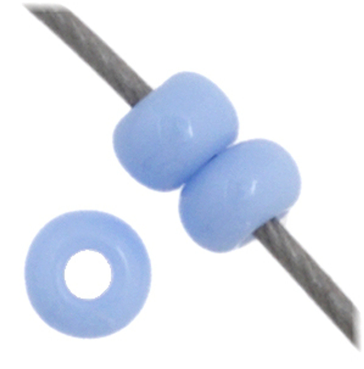 11/0 Opaque Powder Blue Preciosa Seed Beads (20g) 33000