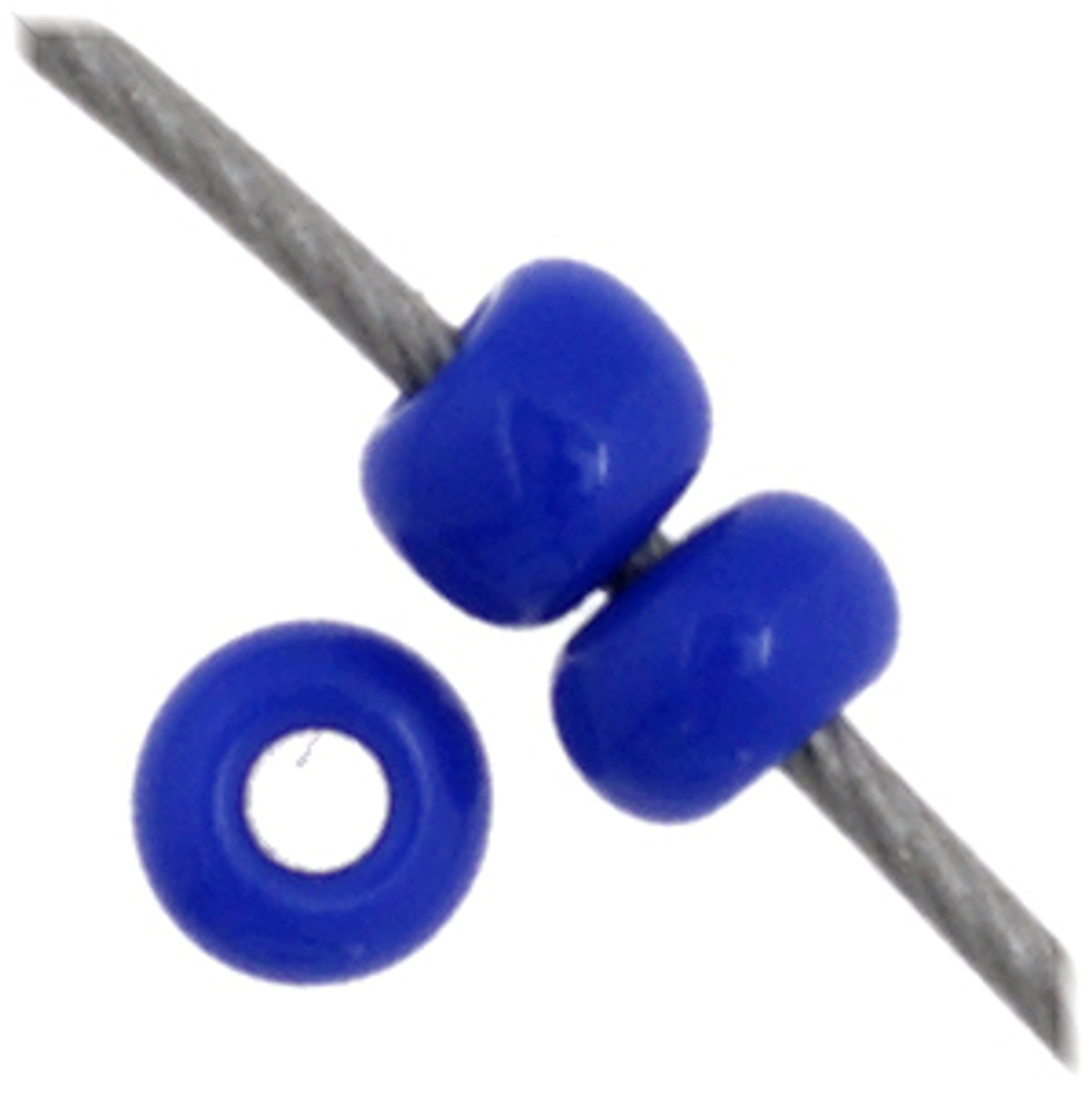 11/0 Opaque Royal Blue Preciosa Seed Beads (20g)  33050