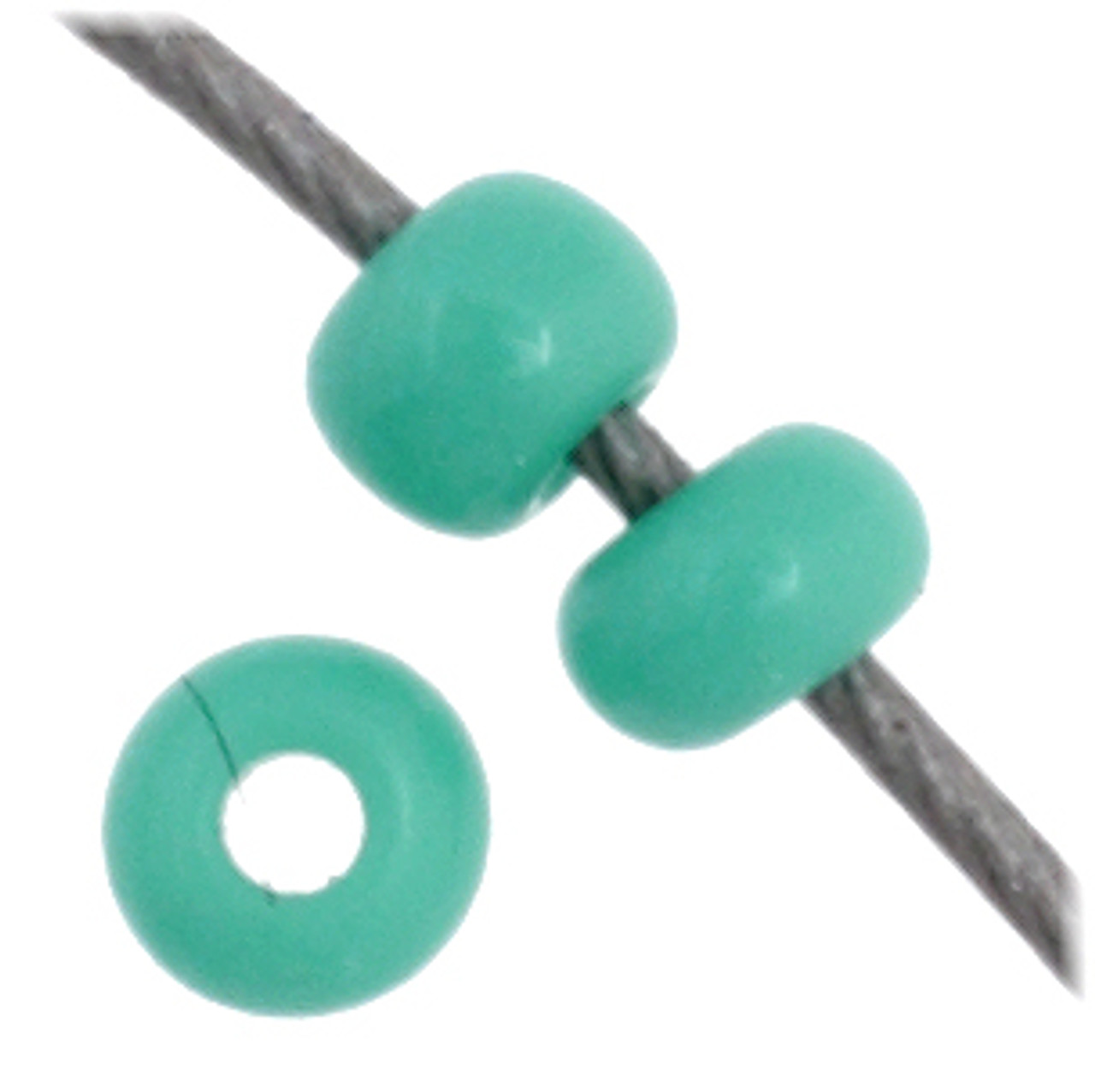 11/0 Opaque Turquoise Preciosa Seed Beads (20g)  63130