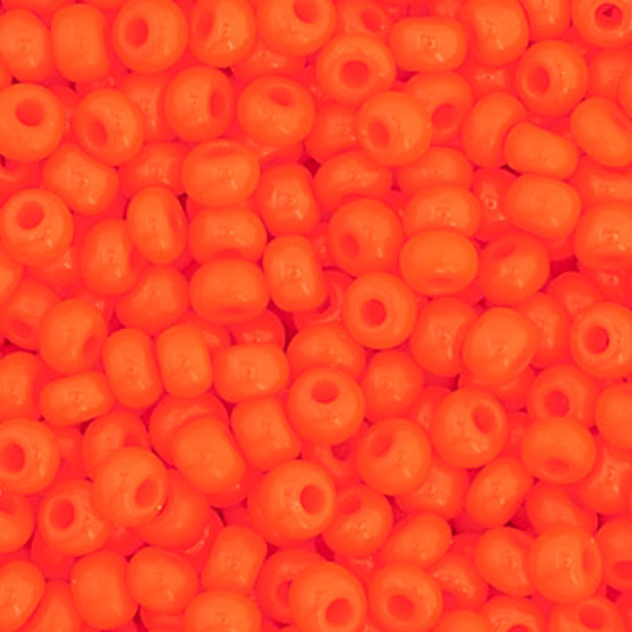 11/0 Opaque Orange Preciosa Seed Beads (20g)  93140