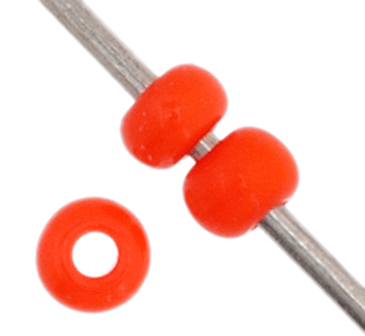 11/0 Opaque Orange Preciosa Seed Beads (20g)  93140