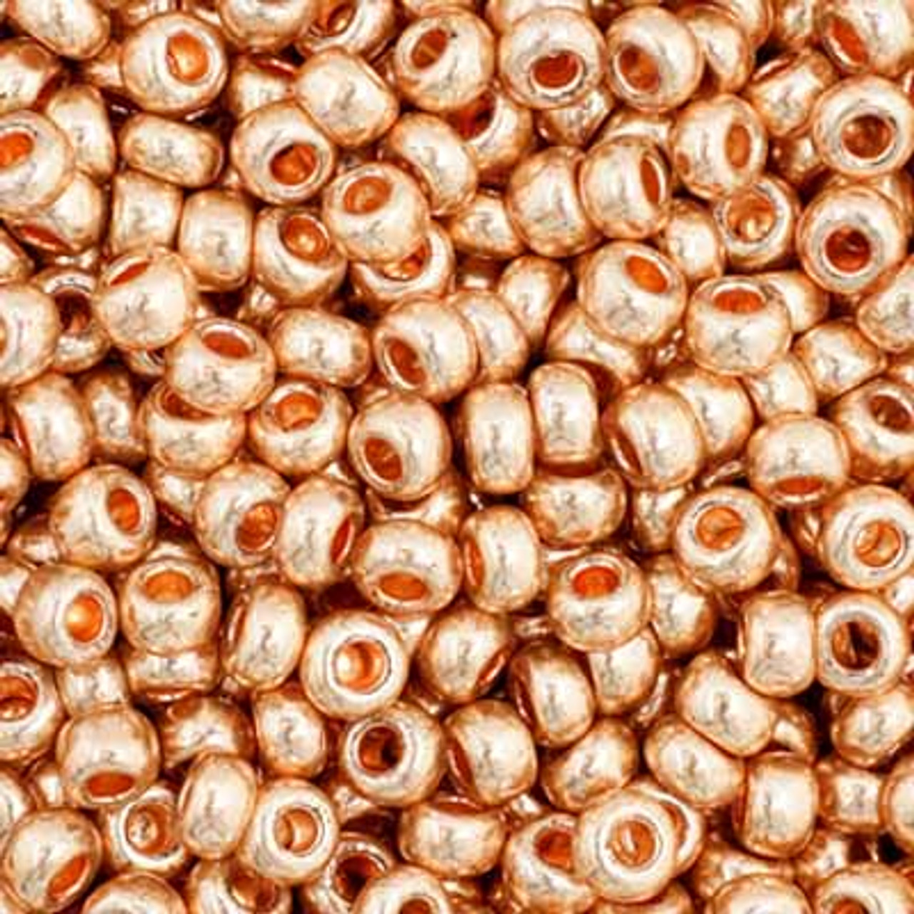 11/0 Metallic Dark Gold Solgel Preciosa Seed Beads (20g)  18184