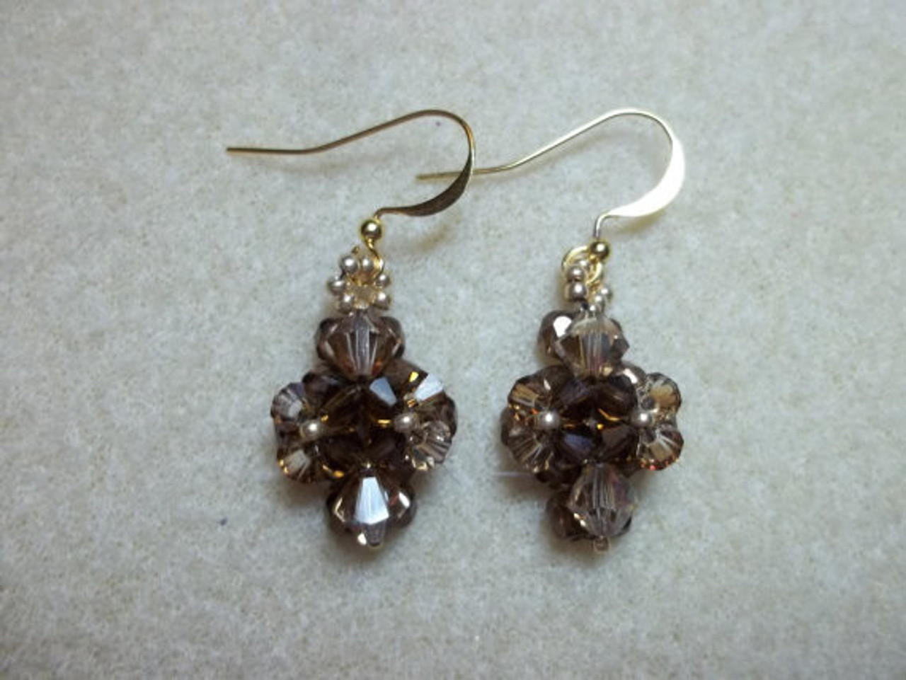 Petite Fairy Earrings PRINTED Tutorial - Mailed to your Home