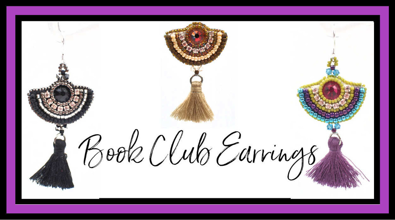 Book Club Earrings Instant Download Pattern