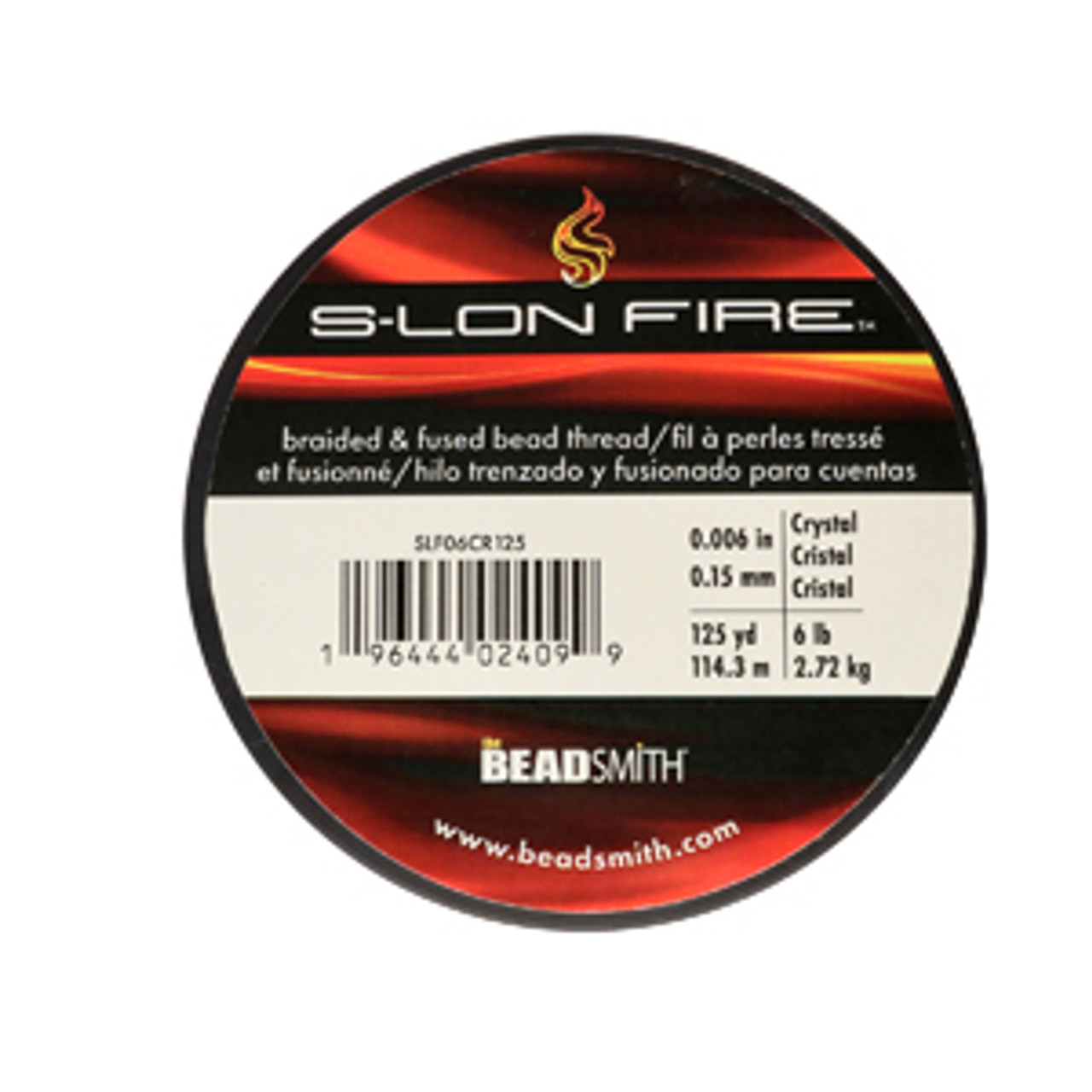 FL04CR125 - FL04CR125 FireLine 4LB Crystal-125yd Spool: Beadwholesaler