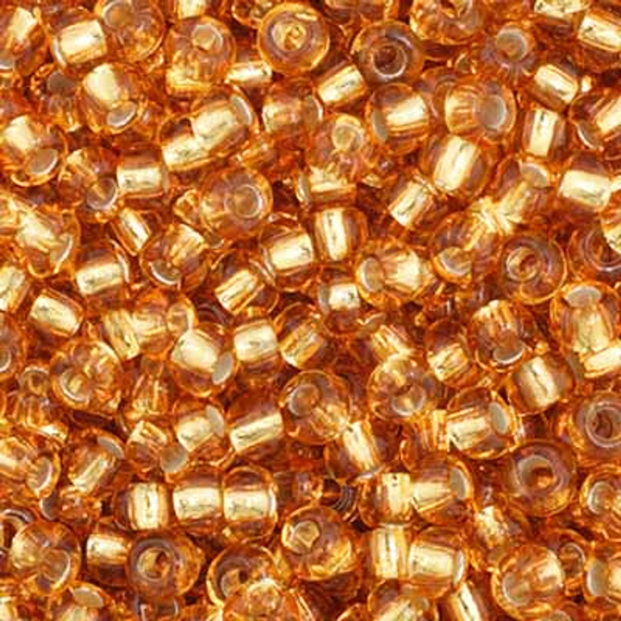 11/0 Silver Lined Gold Preciosa Seed Beads (20g) 17050