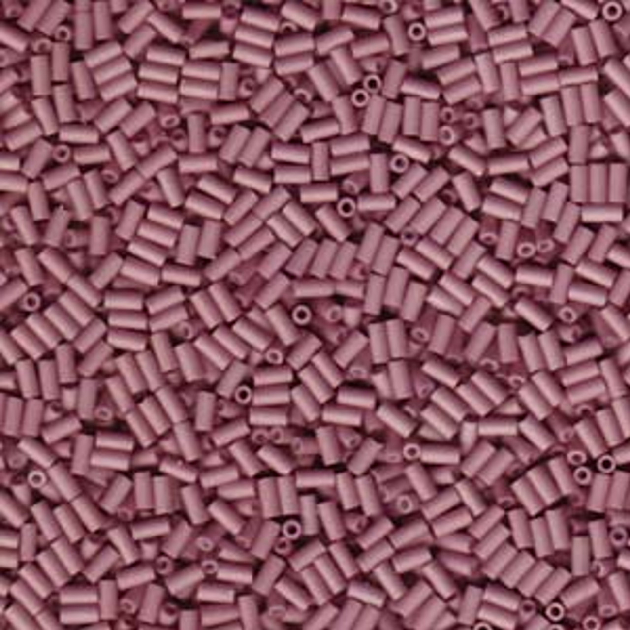 3mm Matte Antique Rose Miyuki Bugle Beads (BGL1-2034) 22g