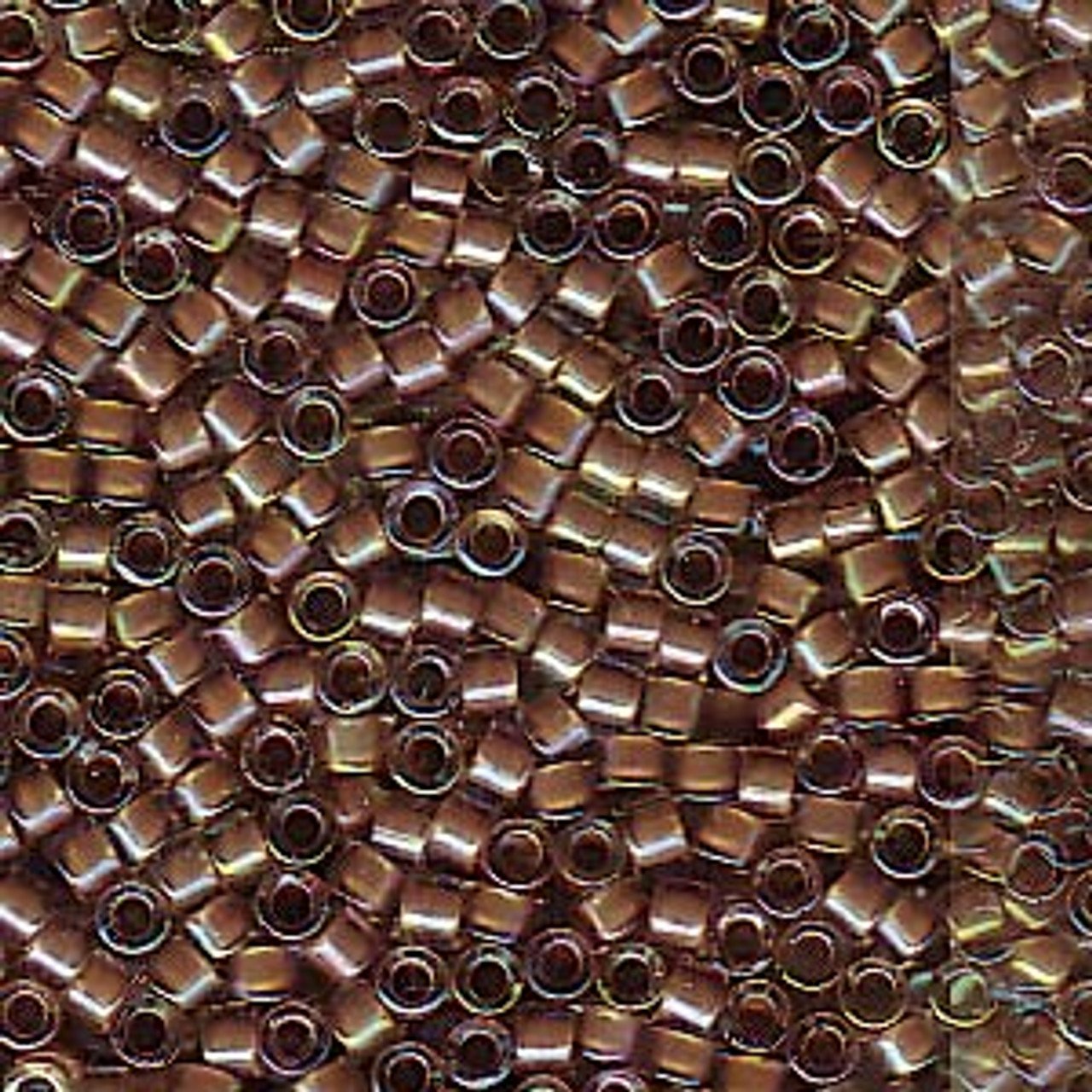 11/0 Cocoa Lined Crystal AB Delica Beads db1732 (7.2 Grams)