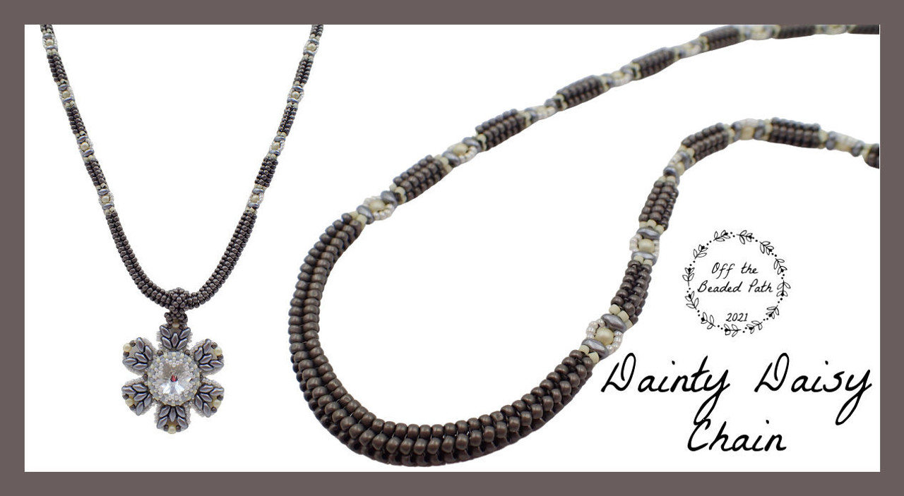 Dainty Daisy Chain PRINTED Pattern - Mailed to your Home