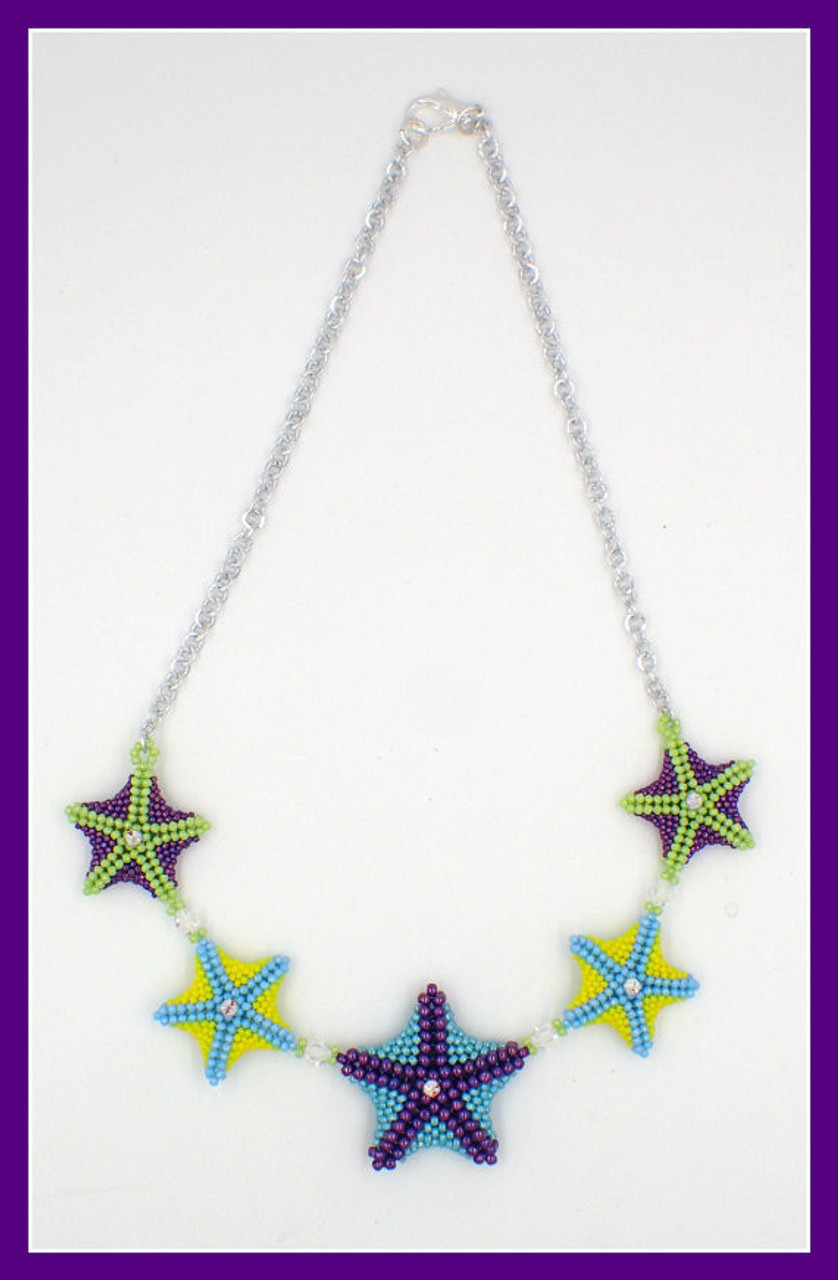 Starfish Necklace PRINTED Pattern - Mailed to Your Home
