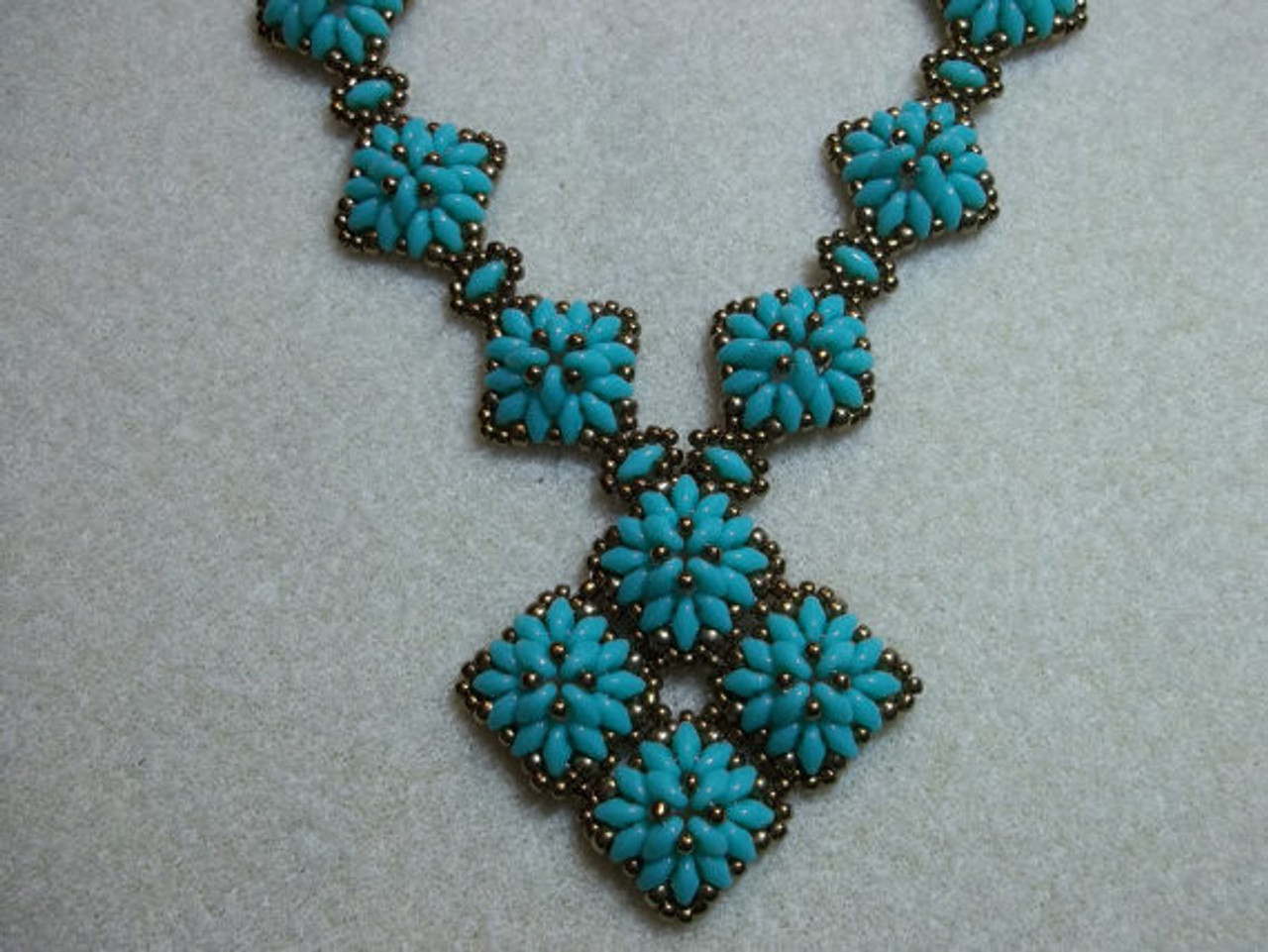 Corundum Necklace PRINTED Pattern - Mailed to Your Home