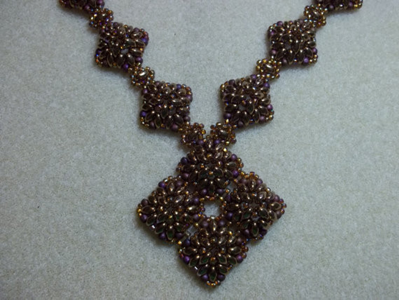 Corundum Necklace PRINTED Pattern - Mailed to Your Home