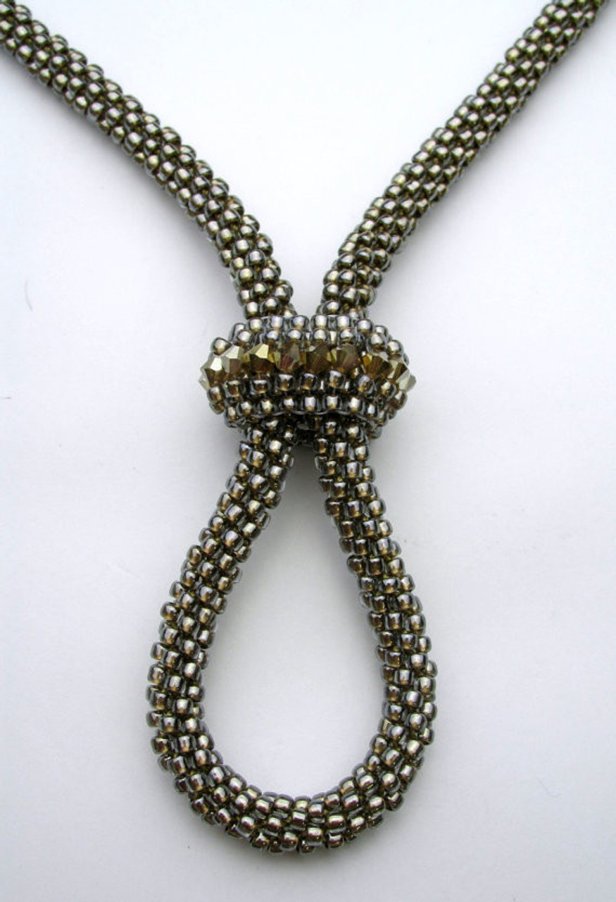 Convertible Kumihimo Necklace PRINTED Pattern - Mailed to Your Home