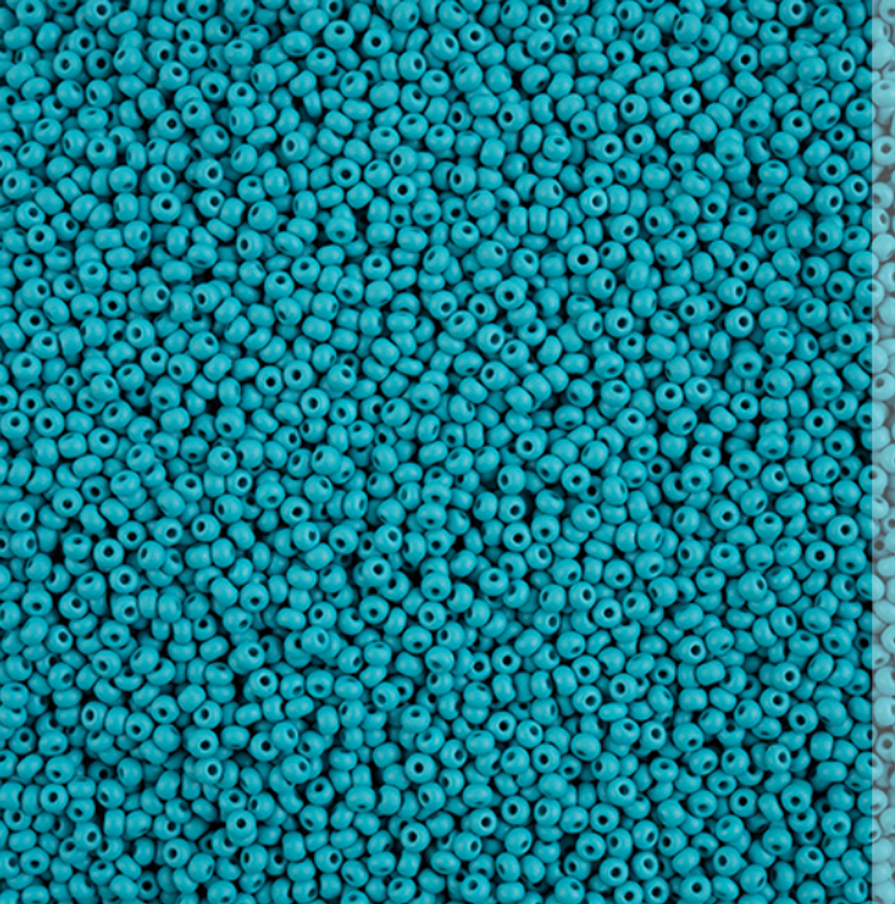 11/0 Permalux Matte Chalk Teal Preciosa Seed Beads (20g) 22m18 11/0 Permalux Matte Chalk Teal Preciosa Seed Beads (20g) 22m18
