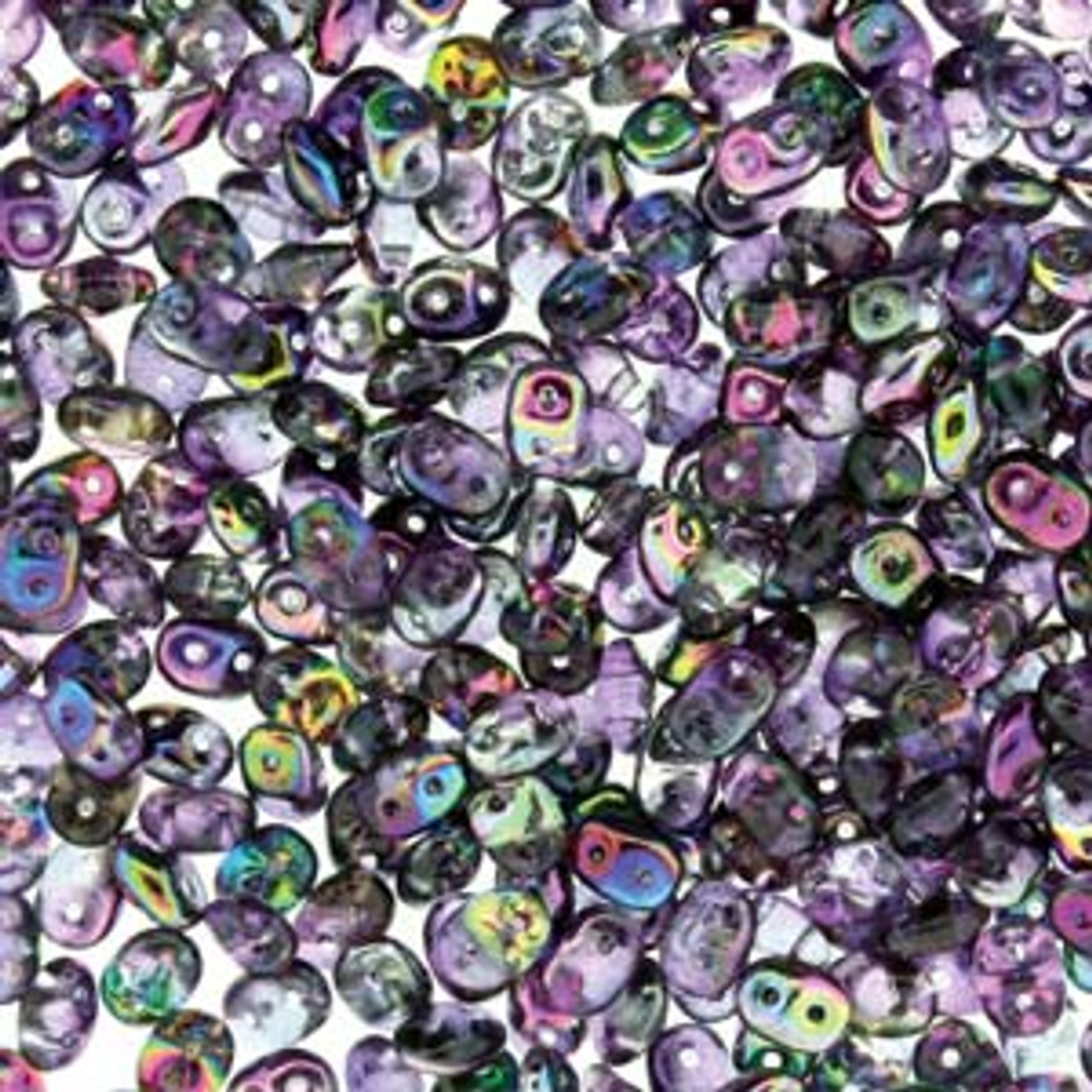 2.5x5mm Magic Violet Grey Super Duo Beads (8 Grams) DU0500030-95500