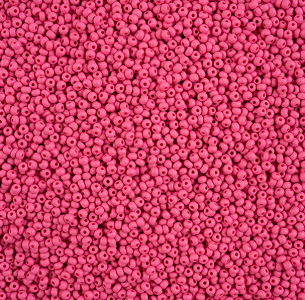 11/0 Chalk Matte Fuchsia Preciosa Seed Beads (20g) 22m11