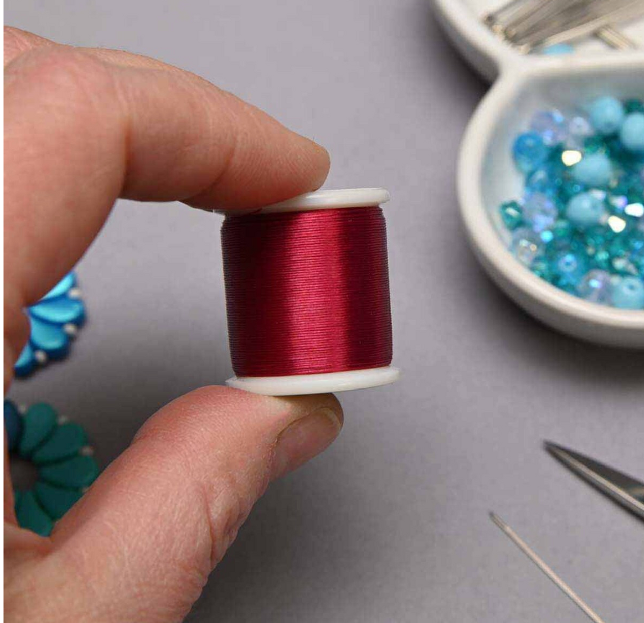 Scarlet Pink KO Thread (55yd spool)
