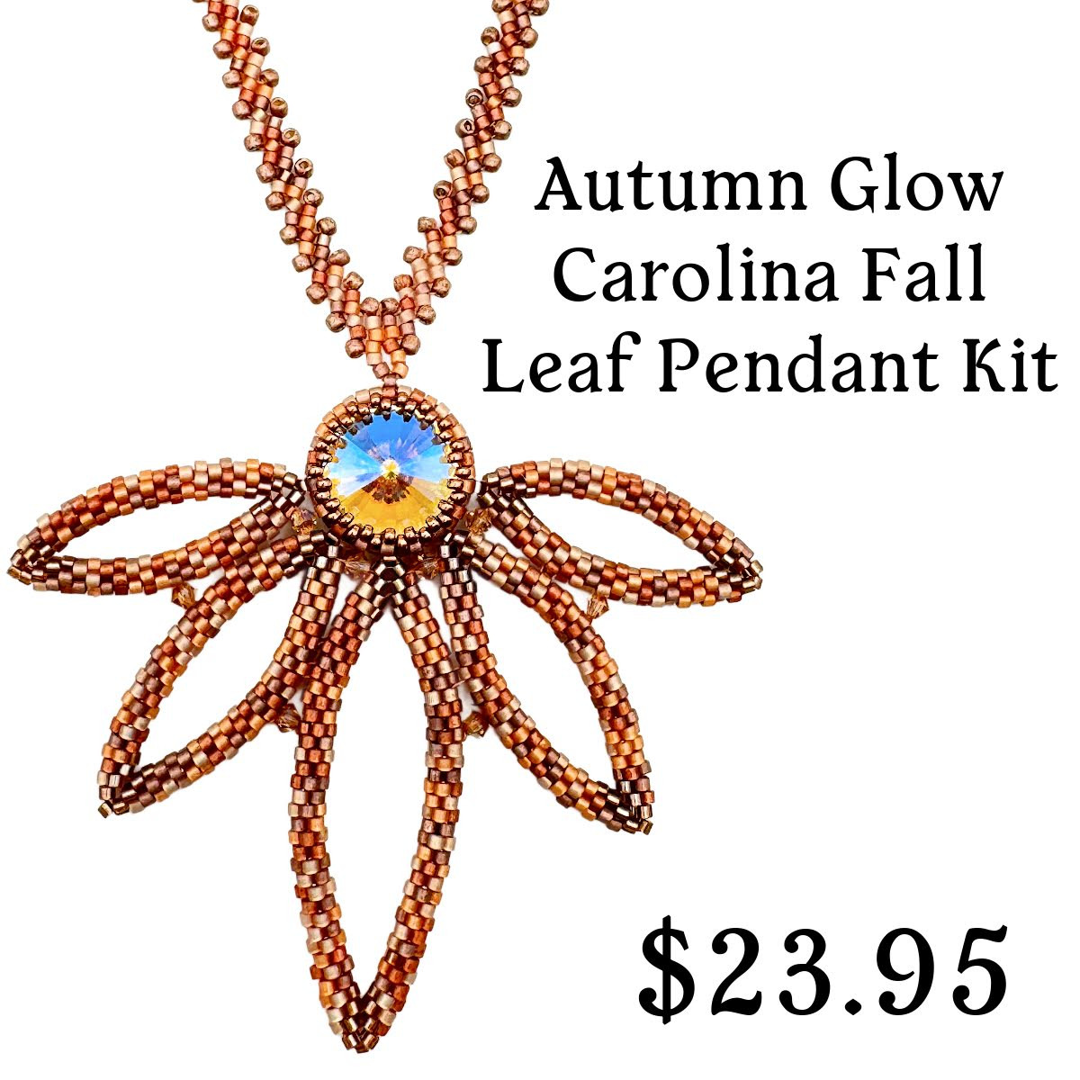 Carolina Fall Leaf Pendant Kit - Autumn Glow Colorway