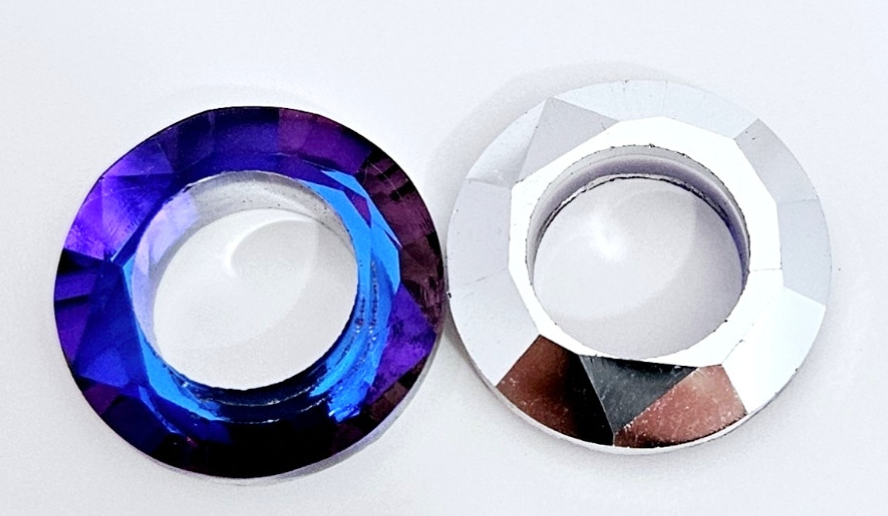 14mm Violet Blue Cosmic Ring (1 piece)