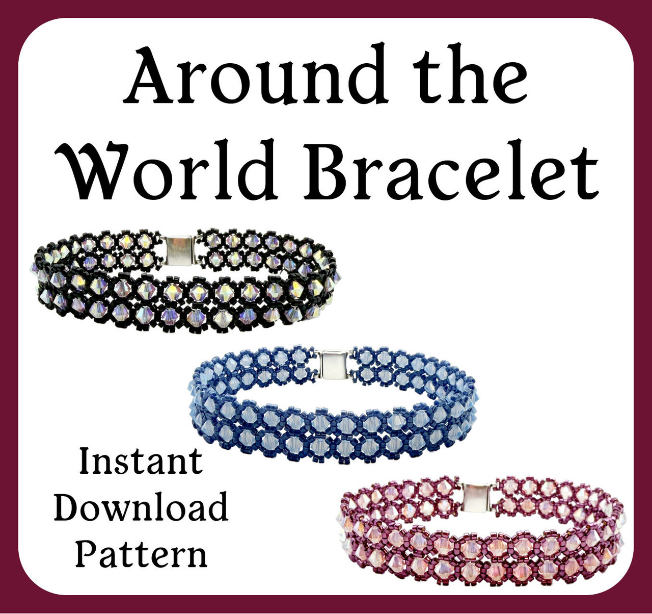 Around the World Instant Download Pattern