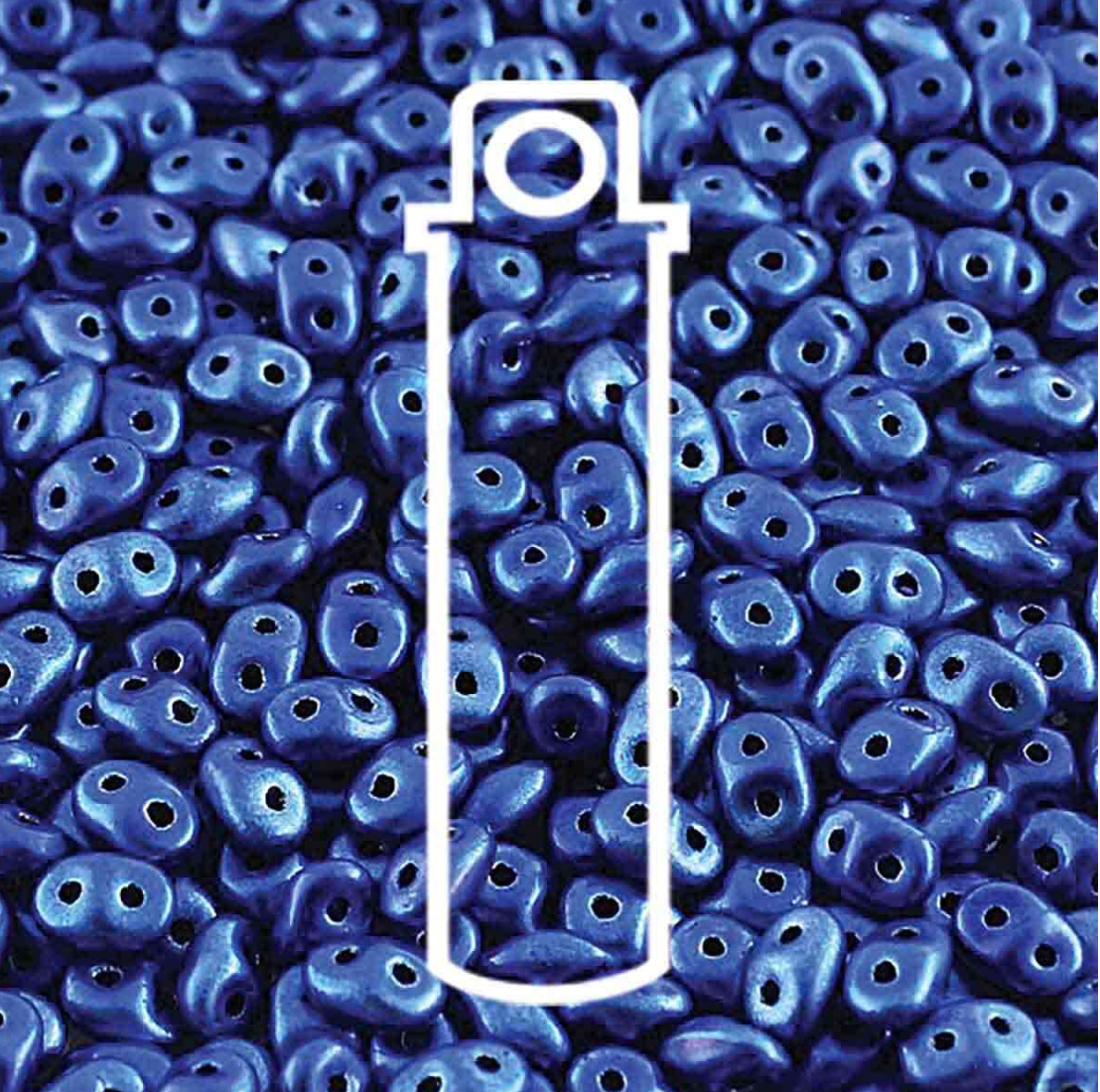 2x4mm Metalust Crown Blue Mini Duo (8g)DU0423980-24203