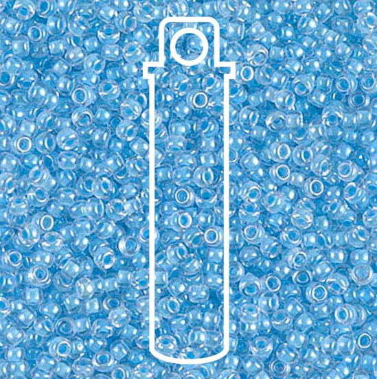 11/0 Luminous Blue Miyuki Seed Beads (20g) 11-4300