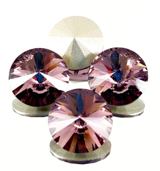 12mm Light Amethyst Rivoli (1 Piece)