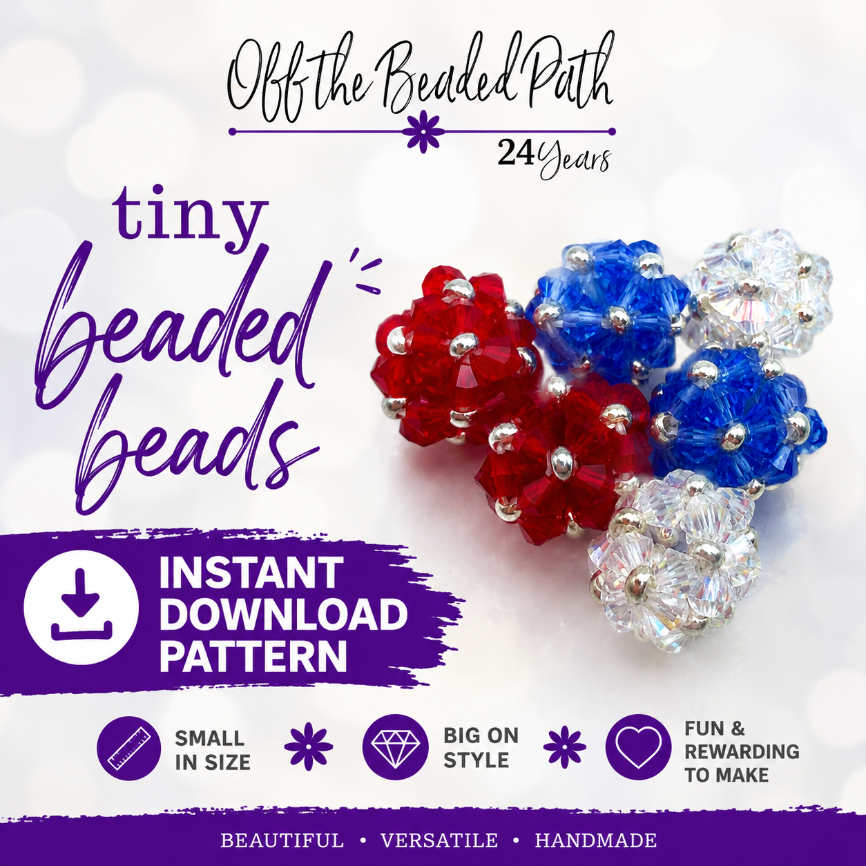 Tiny Beaded Beads Instant Download Pattern