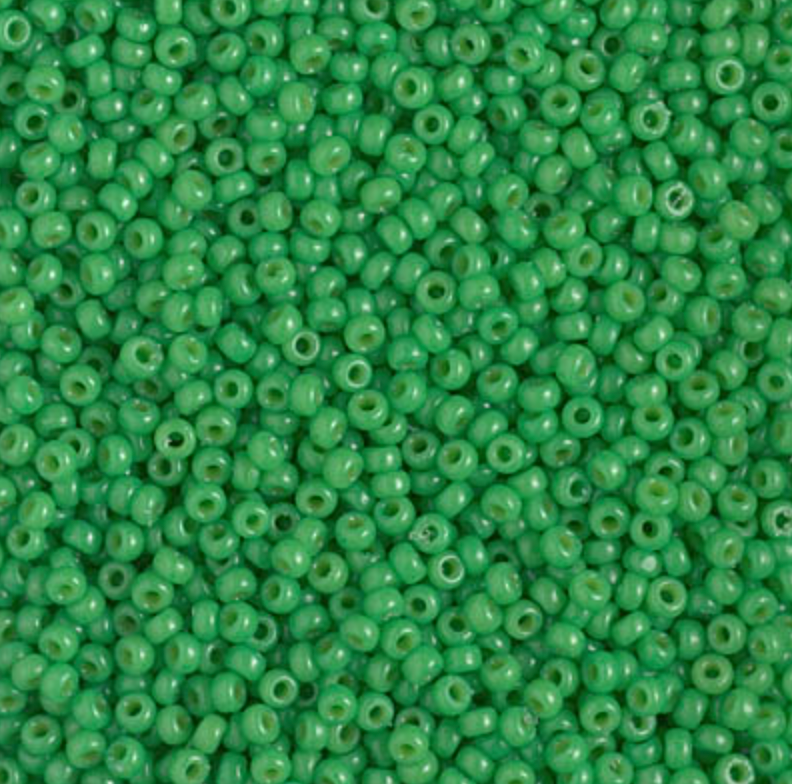 11/0 Duracoat Dyed Opaque Fiji Green Miyuki (11-4476) 22g
