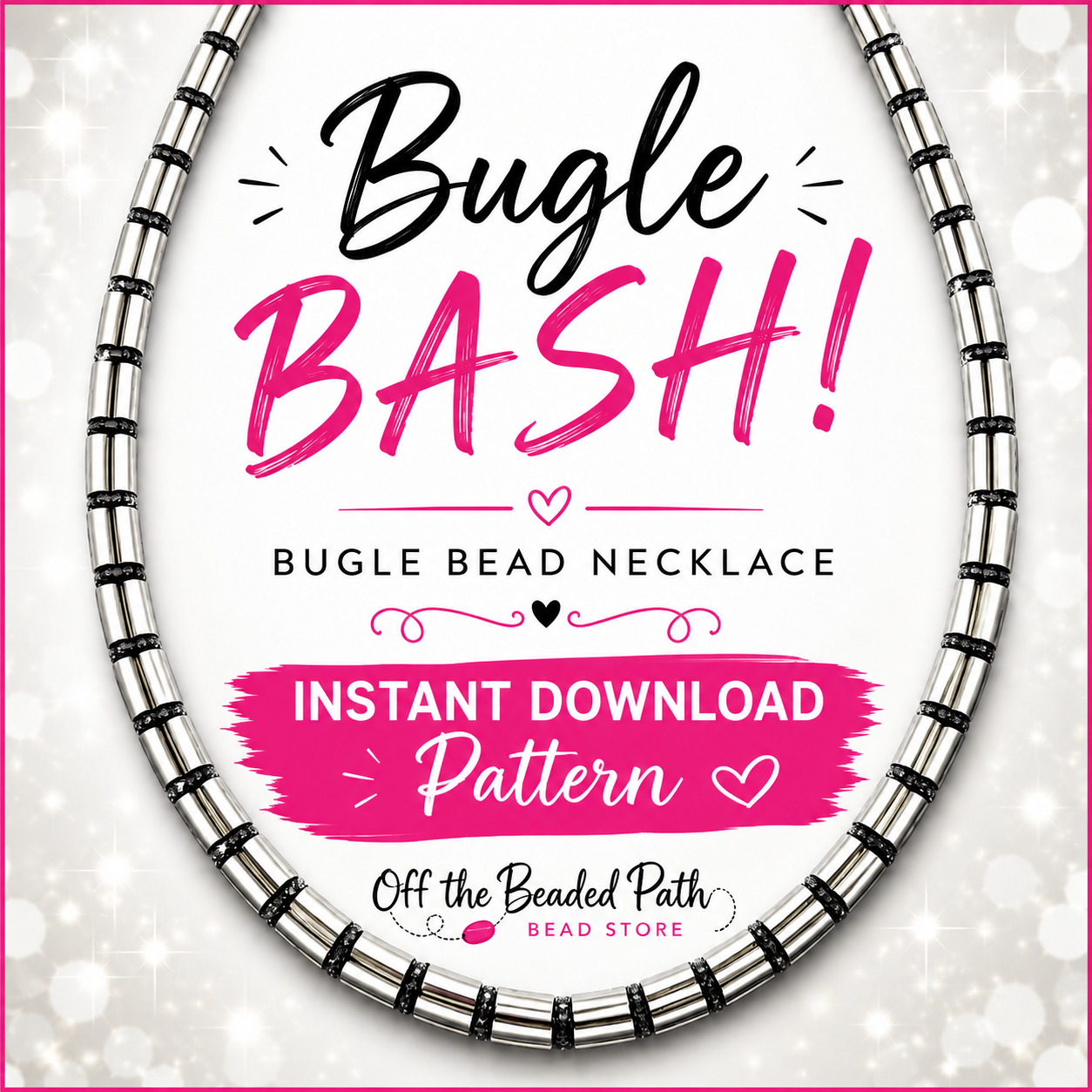 Bugle Bash Necklace Instant Download Pattern