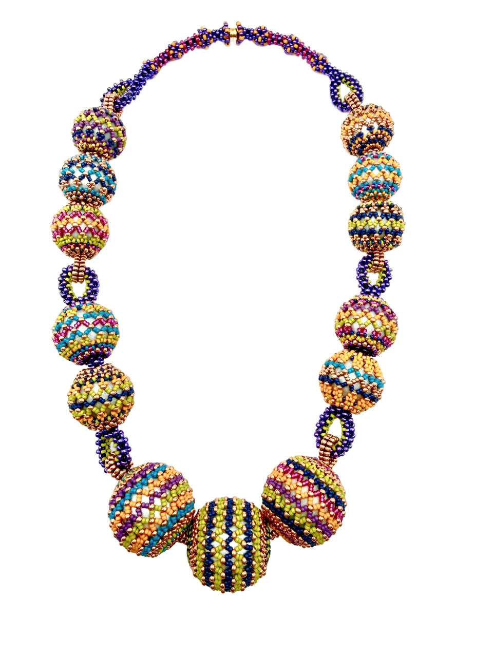 Mardi Gras Necklace Zoom Class - Sat November 7th - 10:00-4:00pm Eastern