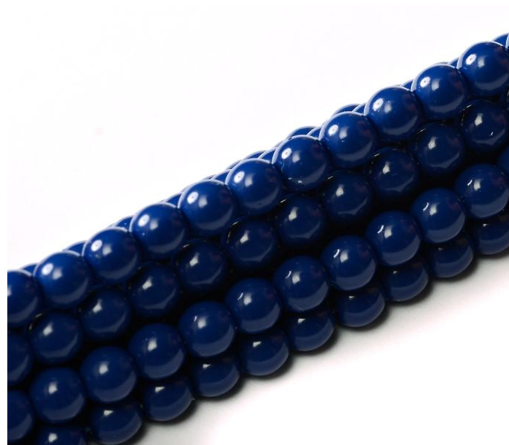 6mm Royal Blue Fiesta Pearls (50pk) #48375