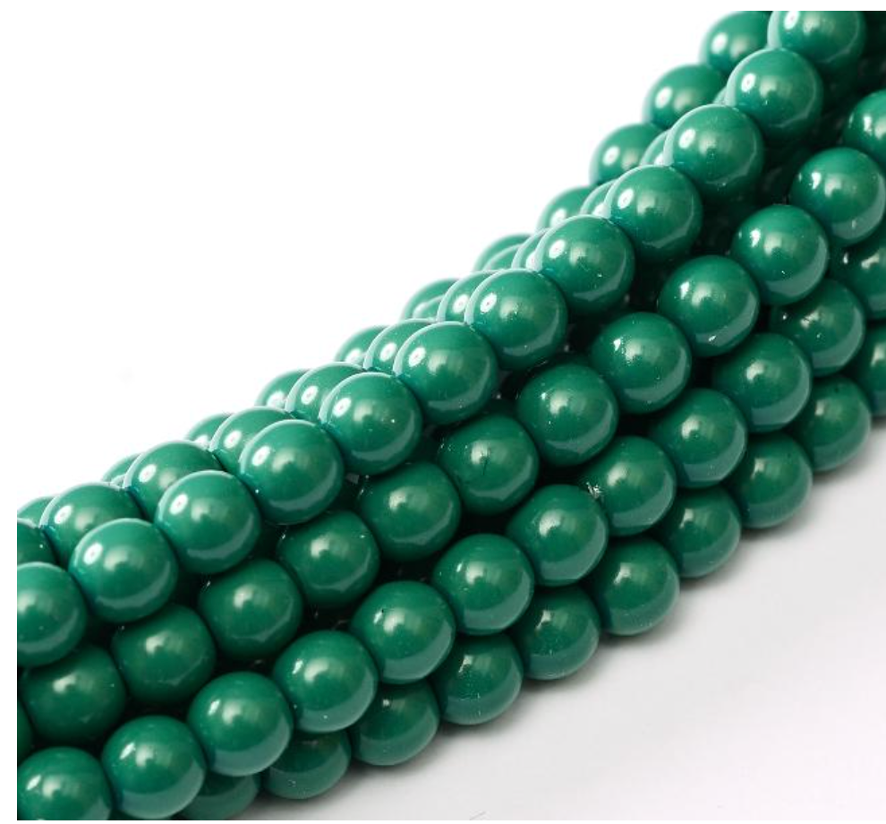 4mm Green Jade Fiesta Pearls (100pk) #48585