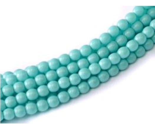 3mm Turquoise  Pearls (100pk)