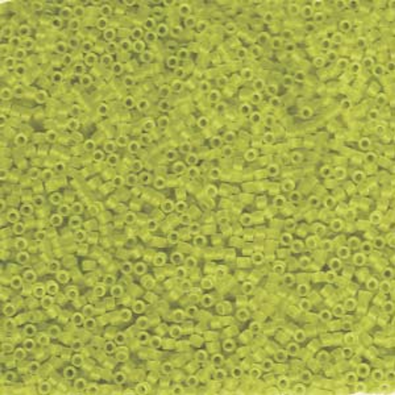 Matte Transparent Lime 11/0 Delica Beads DB1266 (7.2 Grams)