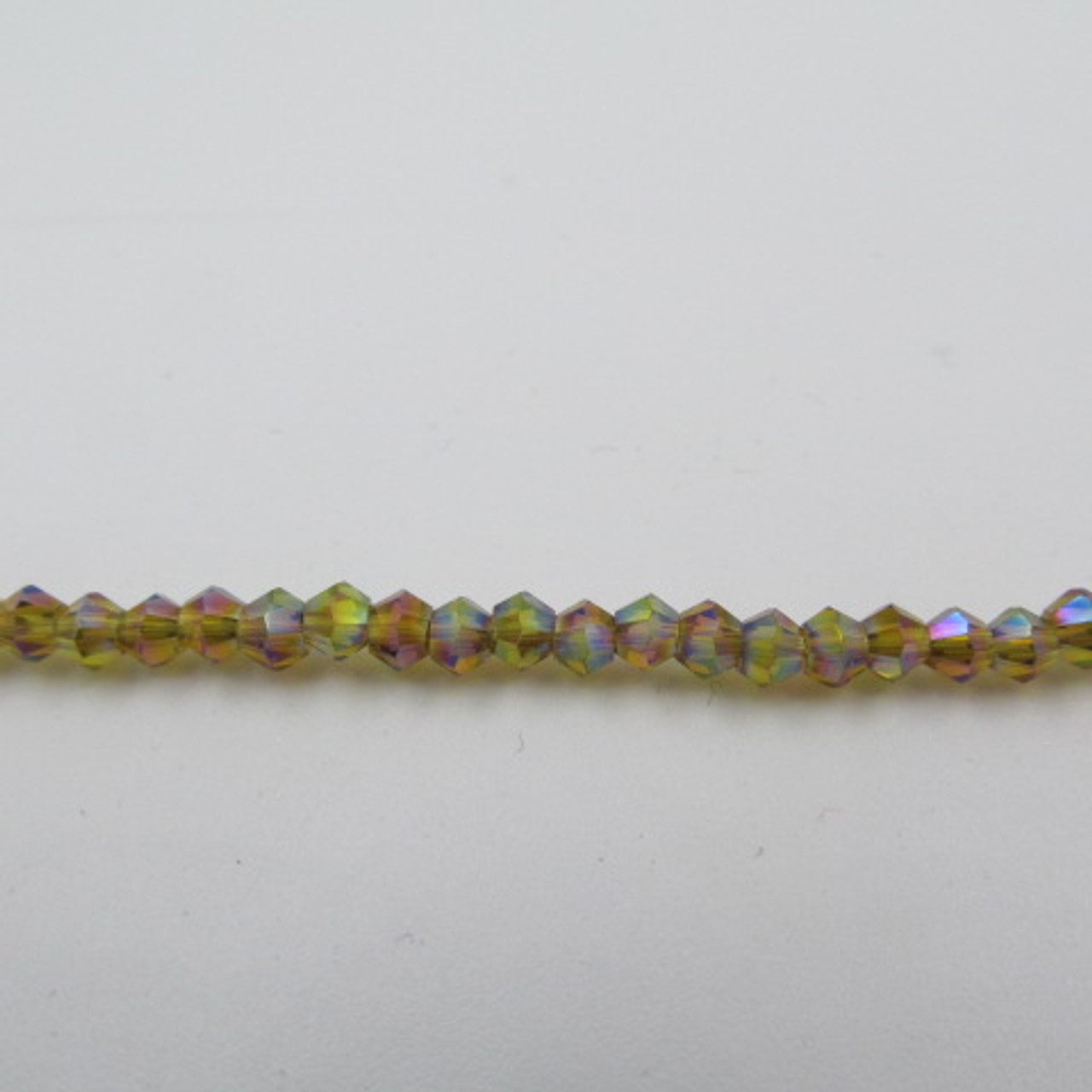 3mm Medium Smoked Topaz AB Thunder Polish Bicones (144pk) #8AB
