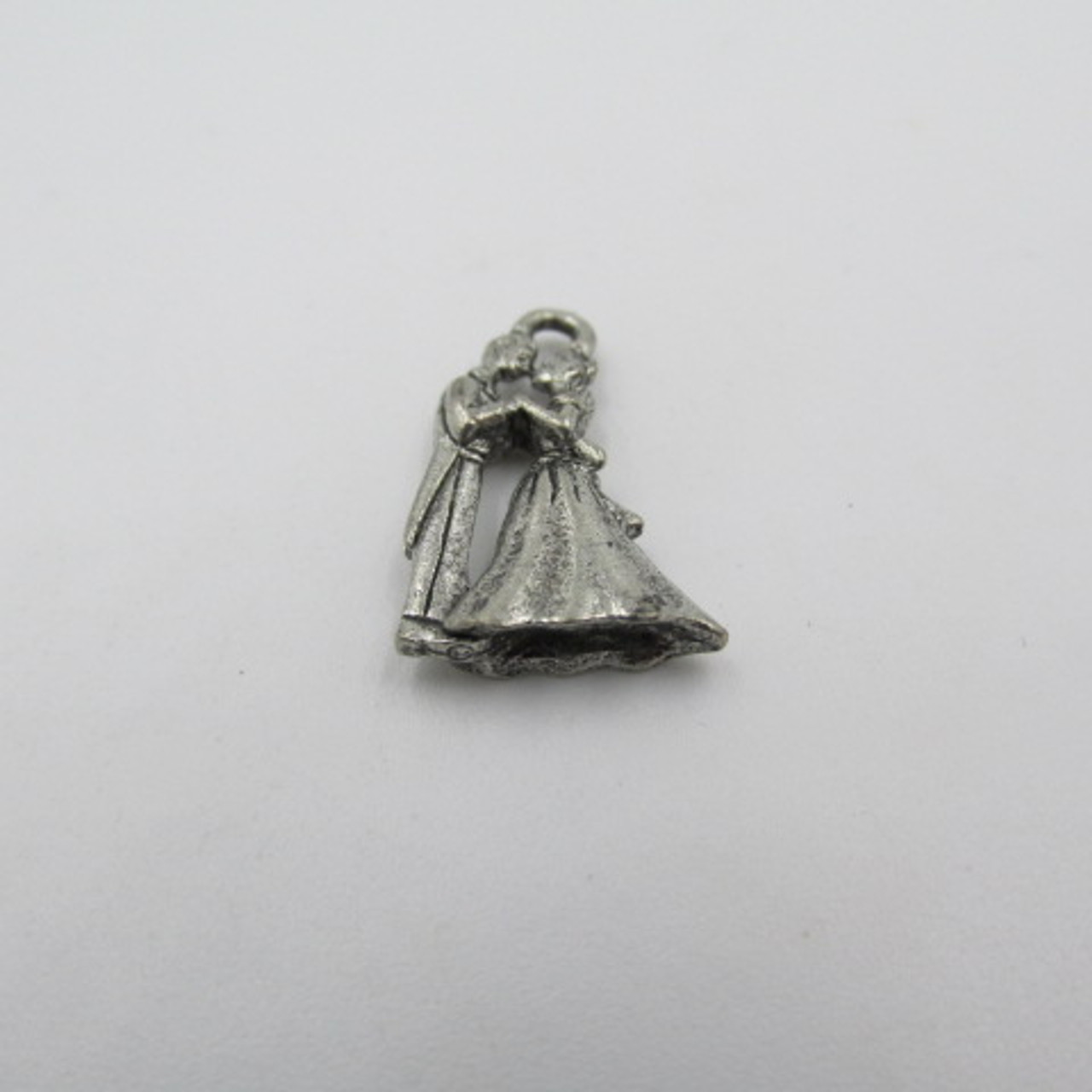 Bride & Groom Pewter Charm