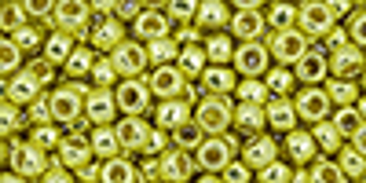 8/0 PermaFinish Galvanized Yellow Gold Toho Seed Beads (20 Grams) 8-PF590