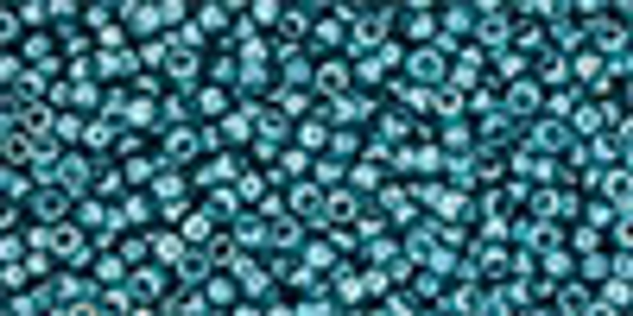 15/0 Transparent Luster Teal Seed Beads (8 Grams) 15-108BD