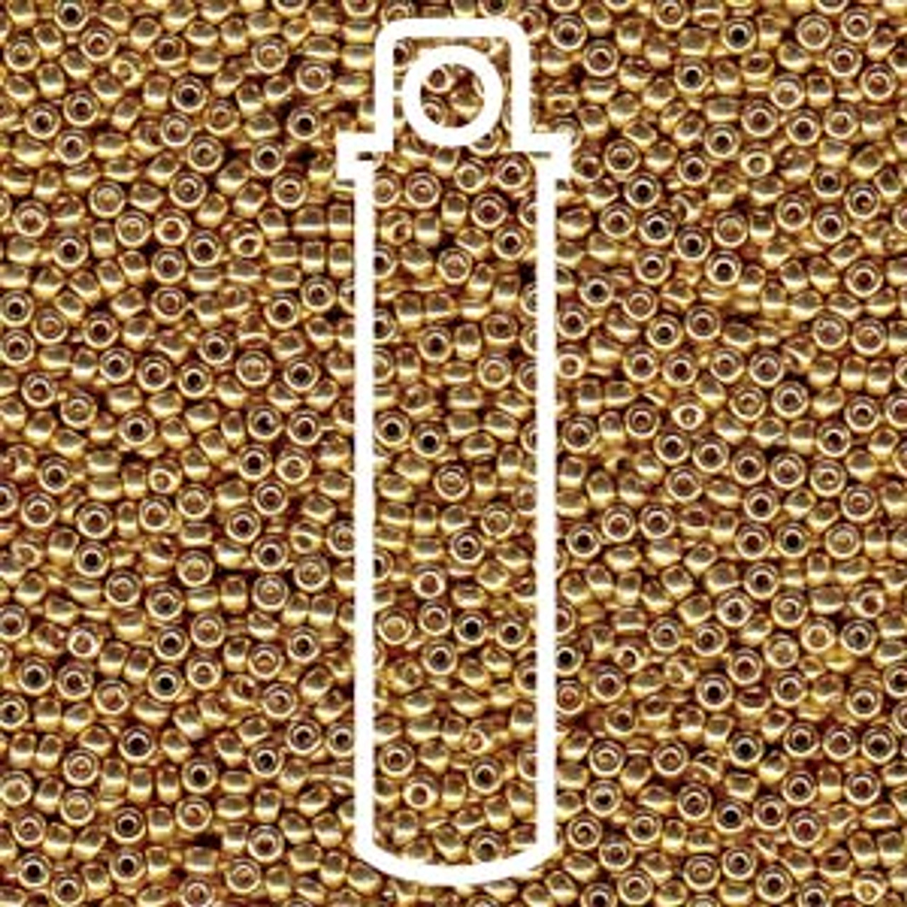 11/0 Duracoat Galvanized Gold Miyuki Seed Beads (20 Grams) 11-4202