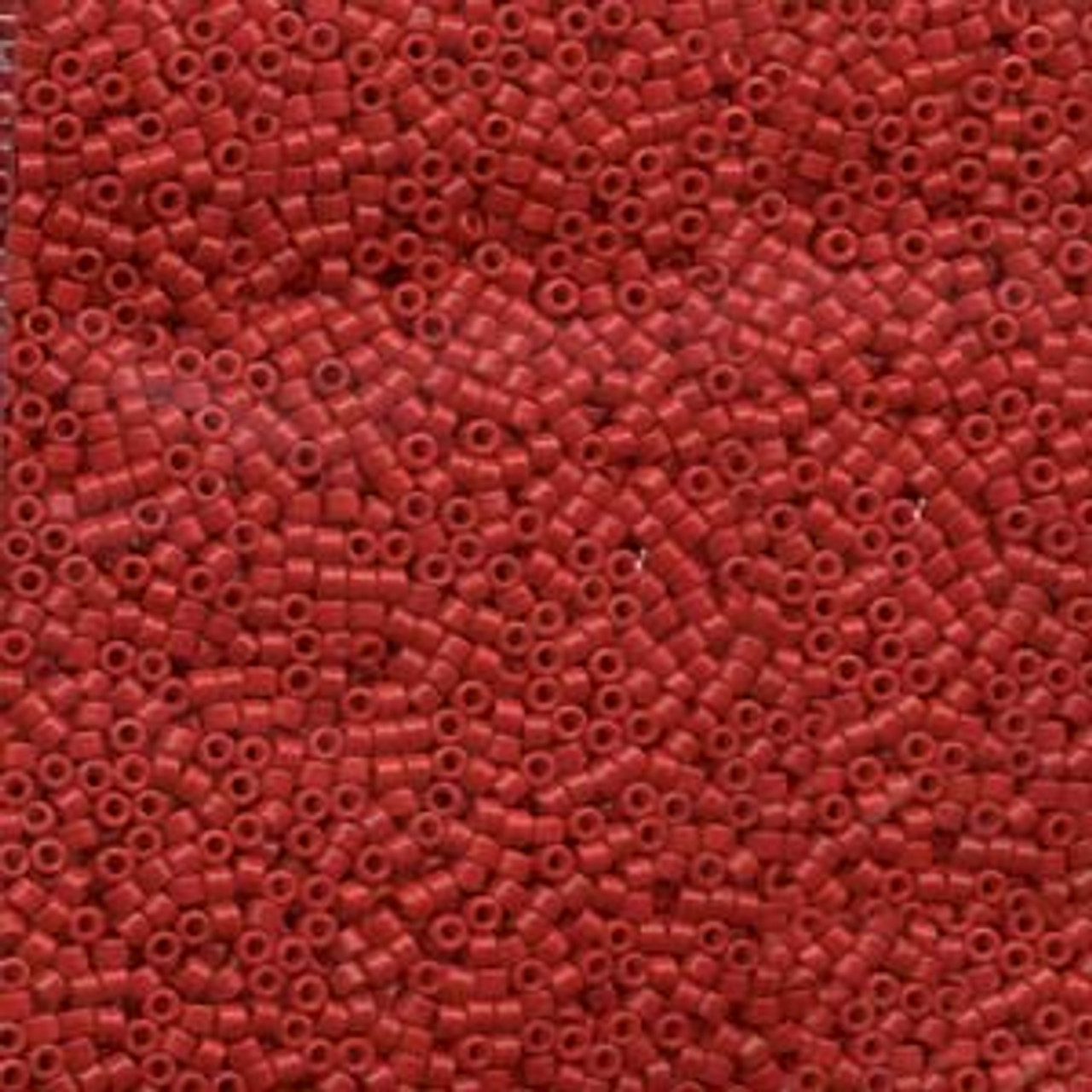 Opaque Red 11/0 Delica Beads db791 (7.2 Grams)