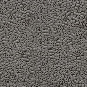 11/0 Opaque Grey Delica Beads db731 (7.2 Grams)