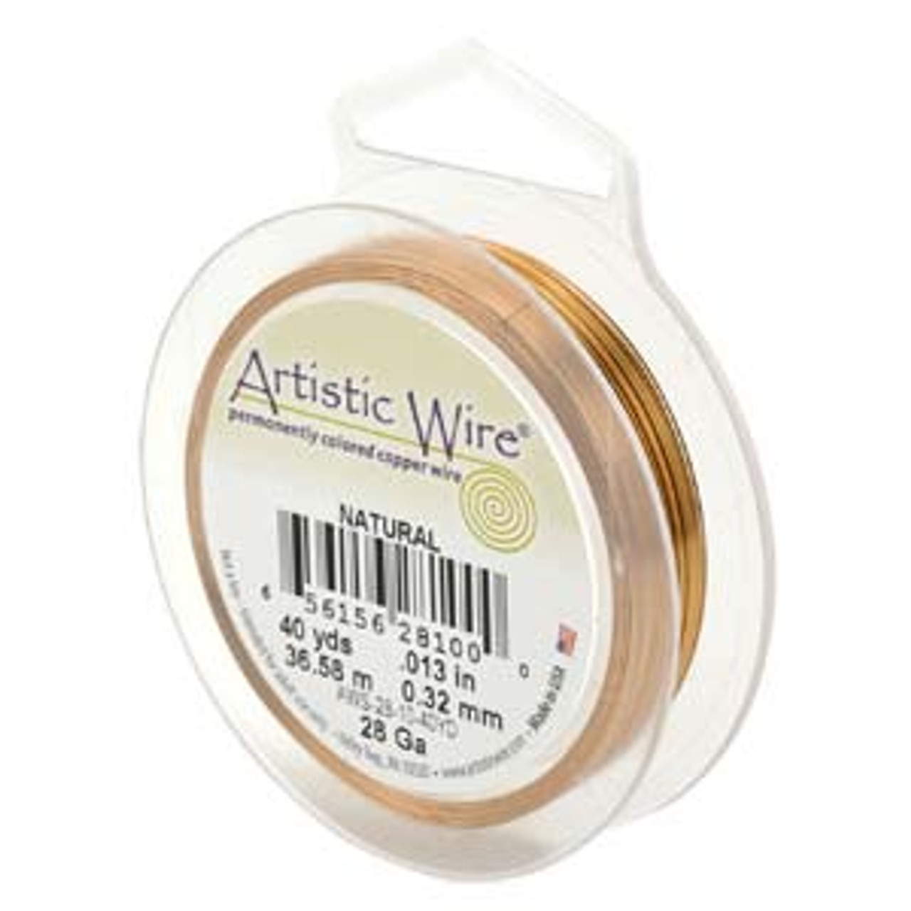 24ga Natural Artistic Wire - 20yds