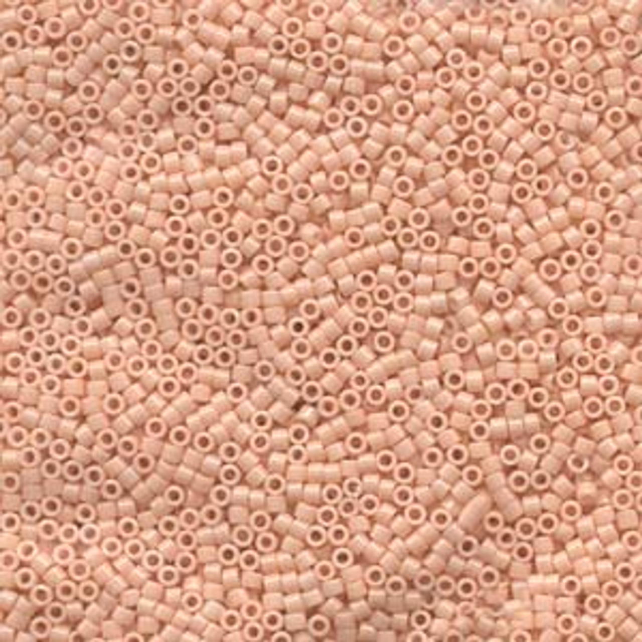 11/0 Opaque Salmon Delica Beads db206 (7.2 Grams)