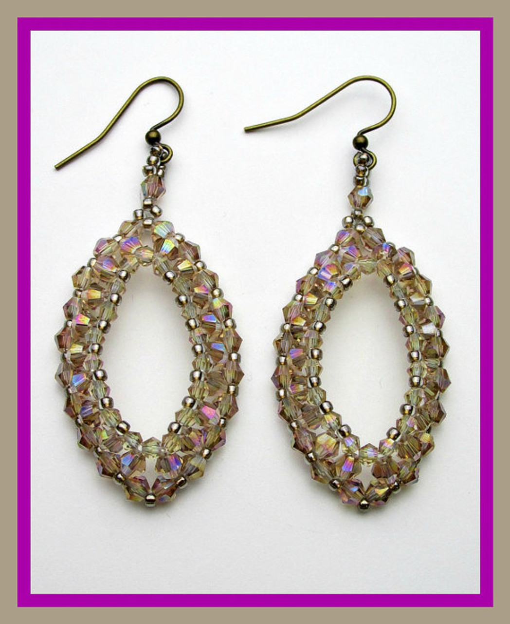 Raining on Prom Night Earrings INSTANT DOWNLOAD Tutorial