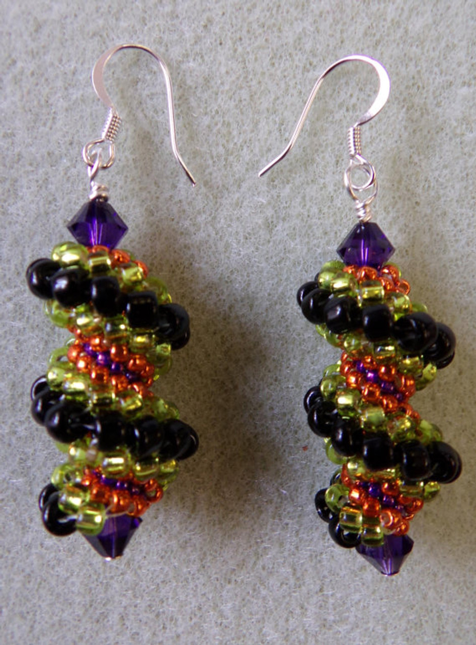 Whirly Twirley Earrings INSTANT DOWNLOAD Tutorial