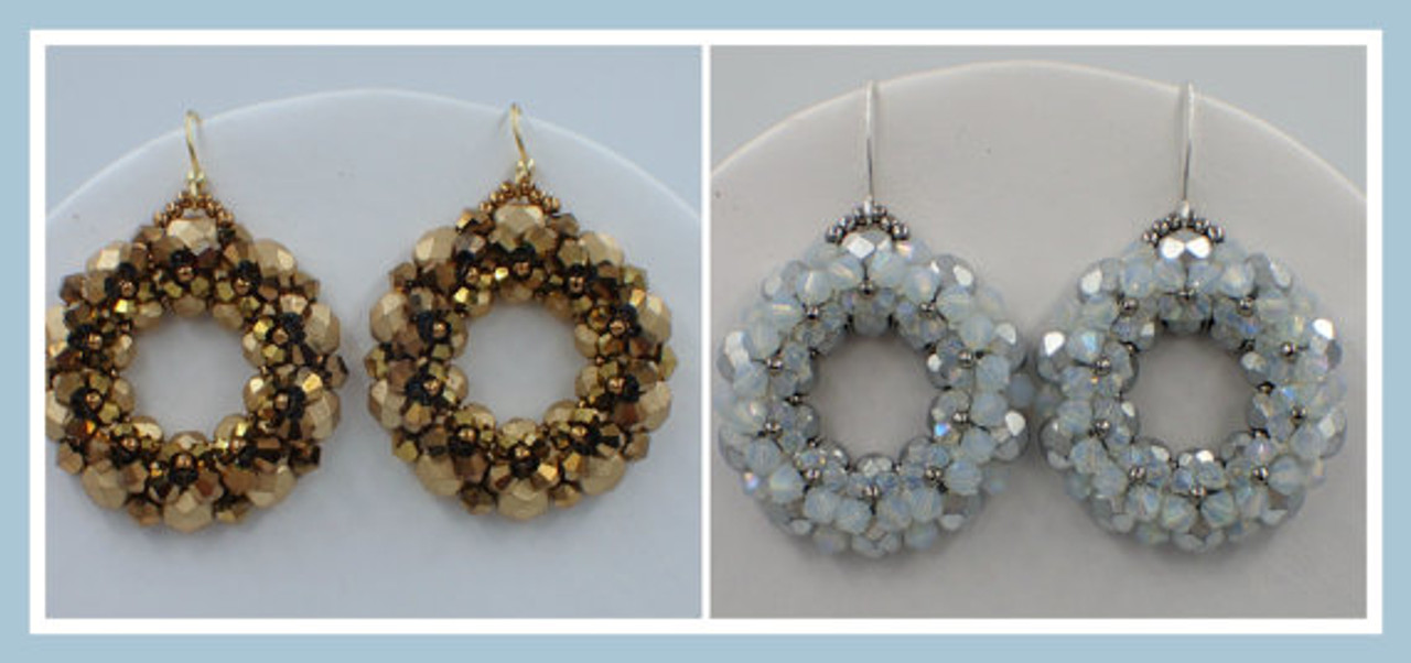 Bling Rings Earrings INSTANT DOWNLOAD Tutorial