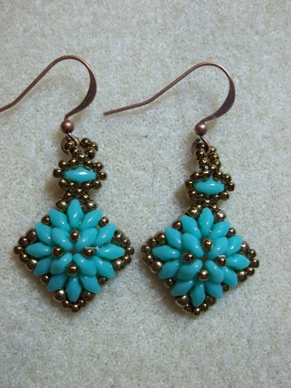 Corundom Earrings INSTANT DOWNLOAD Tutorial