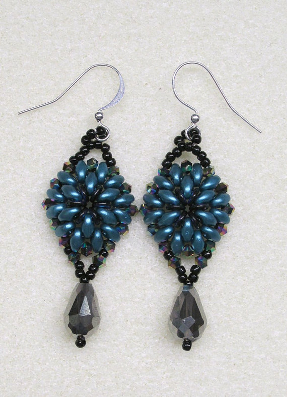 Oh Earrings INSTANT DOWNLOAD Tutorial - Off the Beaded Path