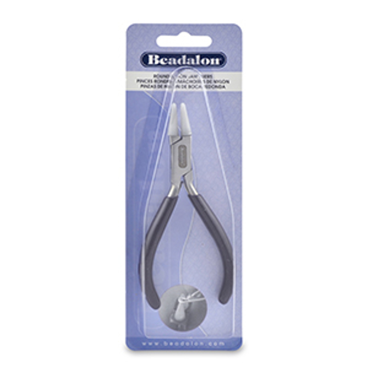 Beadalon Nylon Jaw Round Nose Pliers - Off the Beaded Path